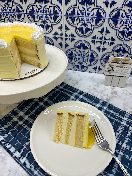 LEMON MOUSSE SLICE