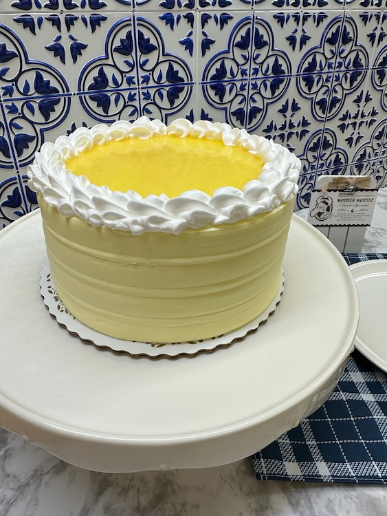 LEMON MOUSSE CAKE