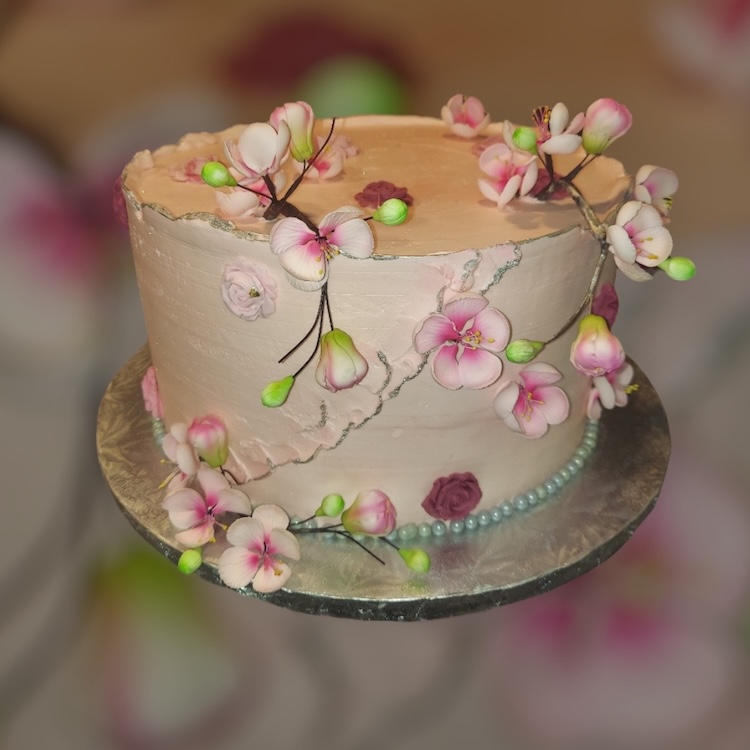 ORCHID FLORAL CAKE