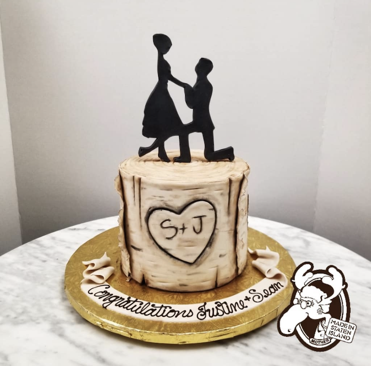 ENGAGEMENT CAKE