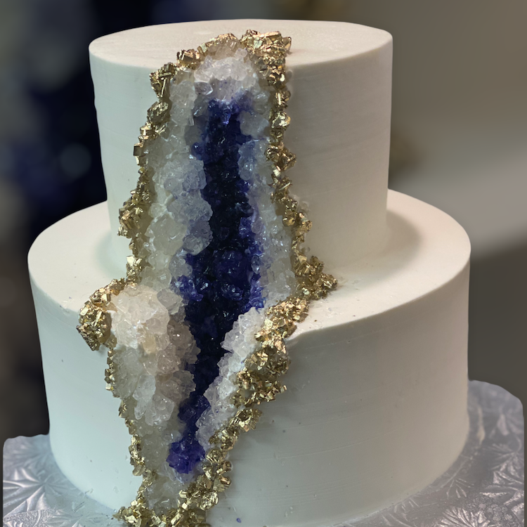 CRYSTAL BIRTHDAY CAKE