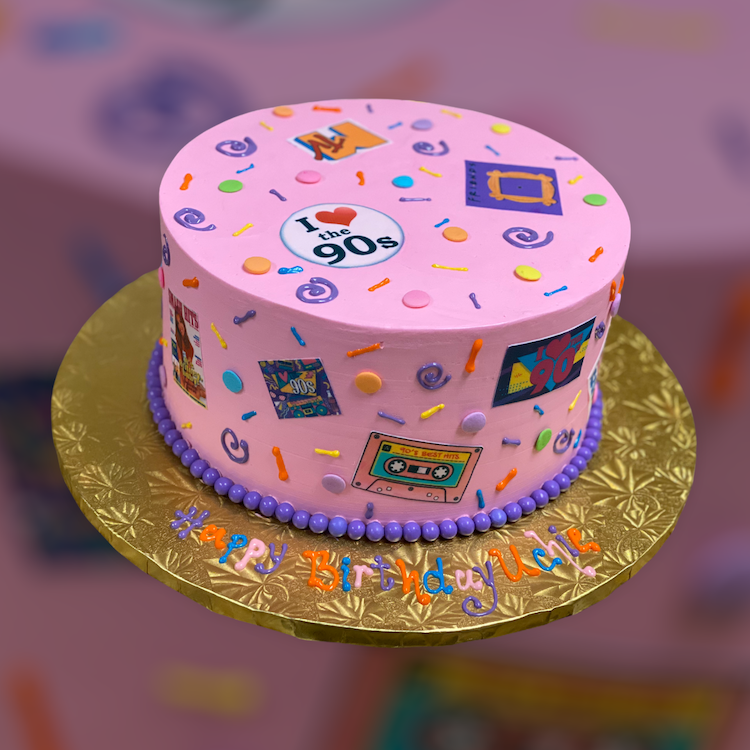 ’90S BIRTHDAY CAKE