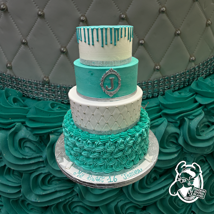 4-TIER SWEET 16 CAKE