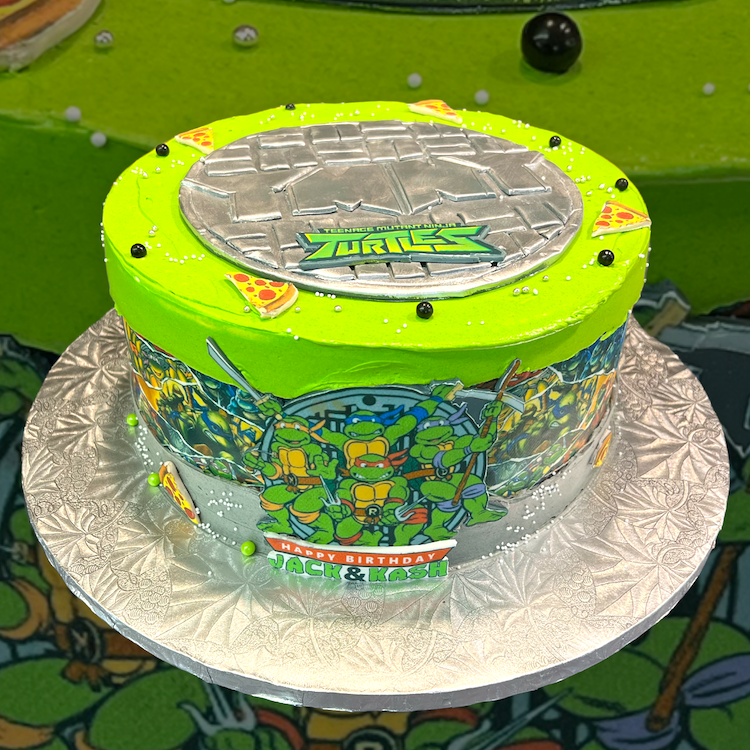 “TEENAGE MUTANT NINJA TURTLES” CAKE