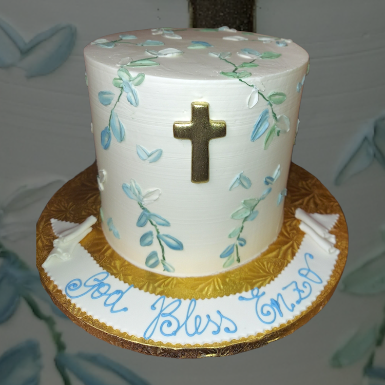 BAPTISM CAKE