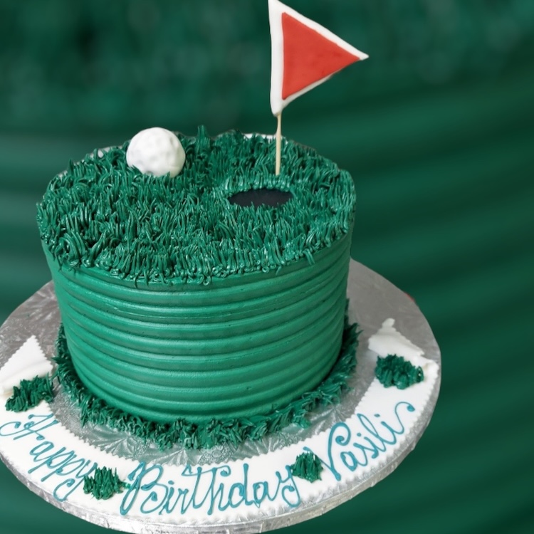 HOLE-IN-ONE BIRTHDAY CAKE